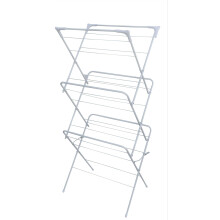 HH Home Hut Indoor Clothes Airer Drying Rack - 3 Tier Folding Laundry