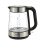 Amazon Amazon Basics Electric Glass Kettle, 1.7 Litres, Black, Silver 1