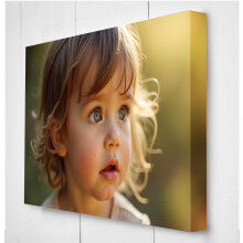 A3 Personalised Canvas Photo Prints Custom Framed Family & Pet Gifts F