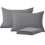 Moonlight Bedding Pillow Cases 2 Pack – Grey Pillowcases Envelope Clos 1