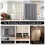 Stainless Steel Extendable Shower Curtain Rod Tension Pole, including 2