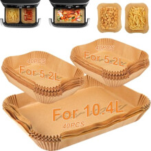 BYKITCHEN Air Fryer Liners for Ninja Flex Drawer AF500UK 10.4L, Air Fr