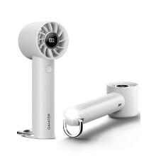 gaiatop Turbo Hand Held Fans with LED Torch Clasp Base, Portable Fans
