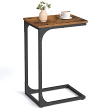 VASAGLE C-Shaped Side Table, Bedside Table, Sofa Side Table, Coffee Ta