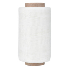 Gewachstes Nähgarn für DIY-Bastelarbeiten, Leder, flach, mit extra starker Reißfestigkeit, wasserdicht und langlebig, zum Buchbinden,
