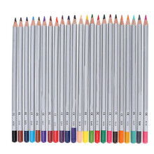 Aquarelpotlodenset van kunstenaarskwaliteit, multifunctionele tekeninstrumenten voor droge of natte technieken, 24-delige, niet-giftige