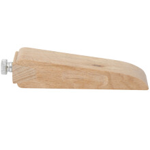 Handmatig schuurblok voor leer en hout, betrouwbare houten wig met driehoekige vorm, massief beukenhout voor ondersteuning en stabilisatie van
