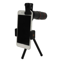 28x HD-Teleobjektiv & 198 Fisheye-Handykamera-Objektivset mit Makrolinse