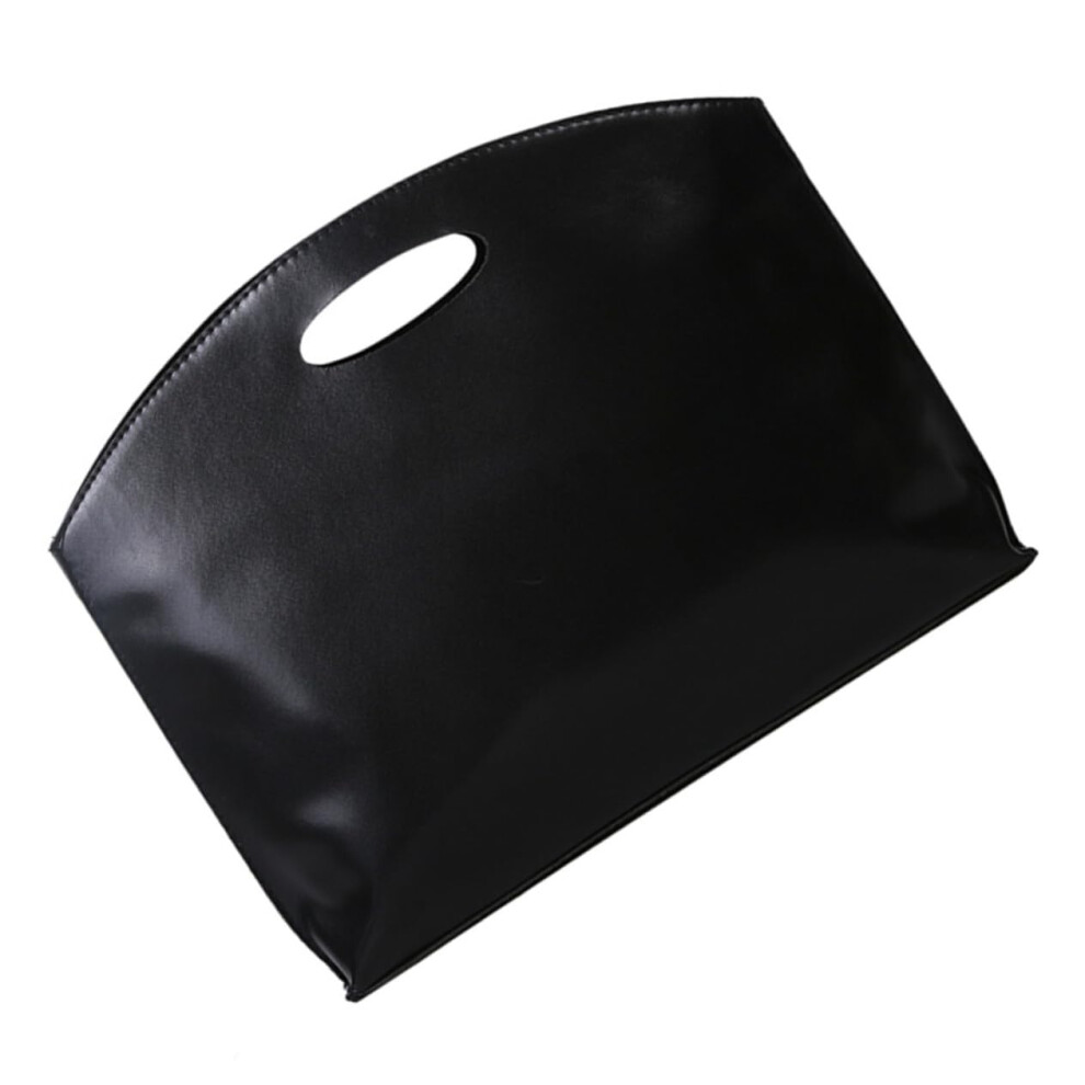 Pu Leather Large Capacity Briefcase For Laptop And Documents, Multipocket Design, Business Tote Bag 9382693547439