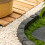 Roman Stone Rubber Garden Border 1.2m 6