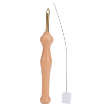Leichtgängiges und müheloses Stanzen von Sticknadeln. Anpassbar an verschiedene Garne und Stoffe. Ergonomisches Design. Geeignet zum Nähen und