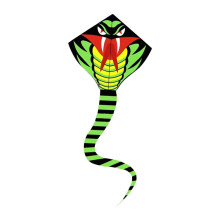 Large Snake Kite with Realistic Pattern, Durable Cloth, Stable Flight for Beach and Park Fun