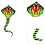 Large Snake Kite with Realistic Pattern, Durable Cloth, Stable Flight for Beach and Park Fun 2