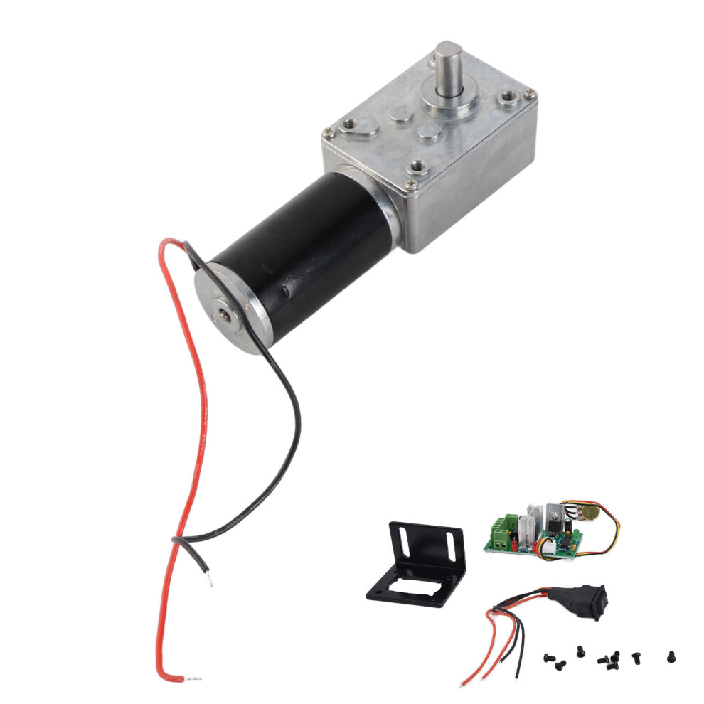 Dc12v Geared Motor Turbo Worm With 8Mm Shaft 200Rpm Speed Reduction Gearbox 8741377348723