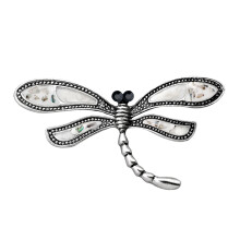 Decorative Dragonfly Brooch Pin Retro Statement Jewelry Elegant Lapel Accessory Anti Rust Durable Premium Alloy Suitable For Multiple Occasions