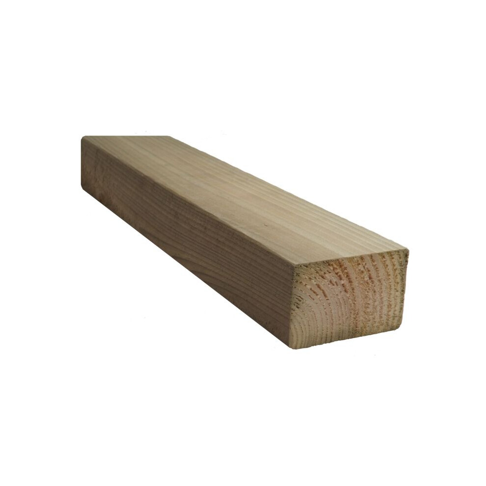 Pack Of 5 1.8M 3X2 Treated Framing Timber 70Mm X 45Mm 5056778502722