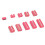 45Pcs Dip Switch Set 2.54mm On Off Toggle 1-9P for Electronics Prototyping 5