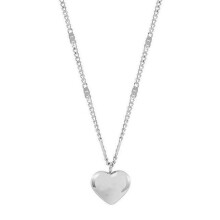 Colier minimalist din argint masiv cu formă de inimă, colier tip choker stratificat, cu construcție din argint masiv de înaltă calitate și o