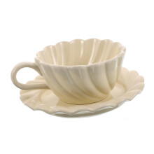 Ceramic Tea Cup Set with Infuser and Lid, Elegant Latte Mug for Home and Office Use