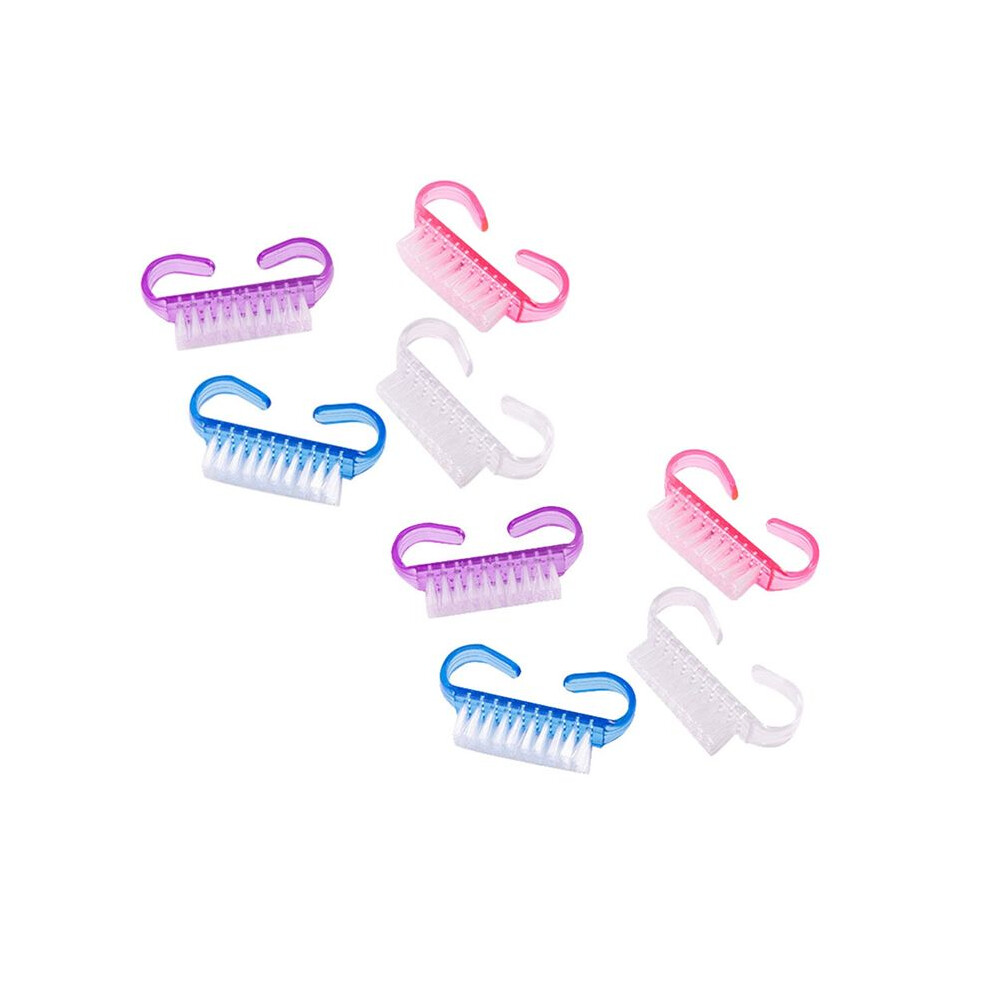20Pcs Nail Cleaning Brushes Multicolor Hand Fingernail Brush Cleaner Scrubbing Kit Pedicure for Toes and Nails Manicure