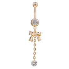 Belly Button Ring, Dangle Belly Button Rings Surgical Stainless Steel CZ Belly Button Ring, Hypoallergenic Belly Rings Exquisite Design Fashion Dangle