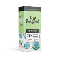 Pooch & Mutt Dog Poo Bags, Leak Proof and Extra Thick Recyclable Waste Bag Refill Rolls For Dogs, Unscented, 120 Count