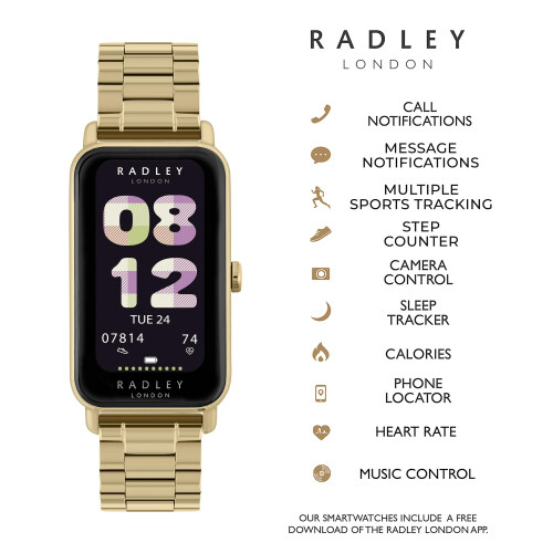 Radley RADLEY Womens Series 21 Smart Watch with Stainless 2