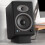 HumanCentric Desktop Speaker Stands Wedge, Desk Speaker Stands for Medium Speakers, Anti Vibration Silicone Angle Wedge Speaker Riser for Computer, B 6