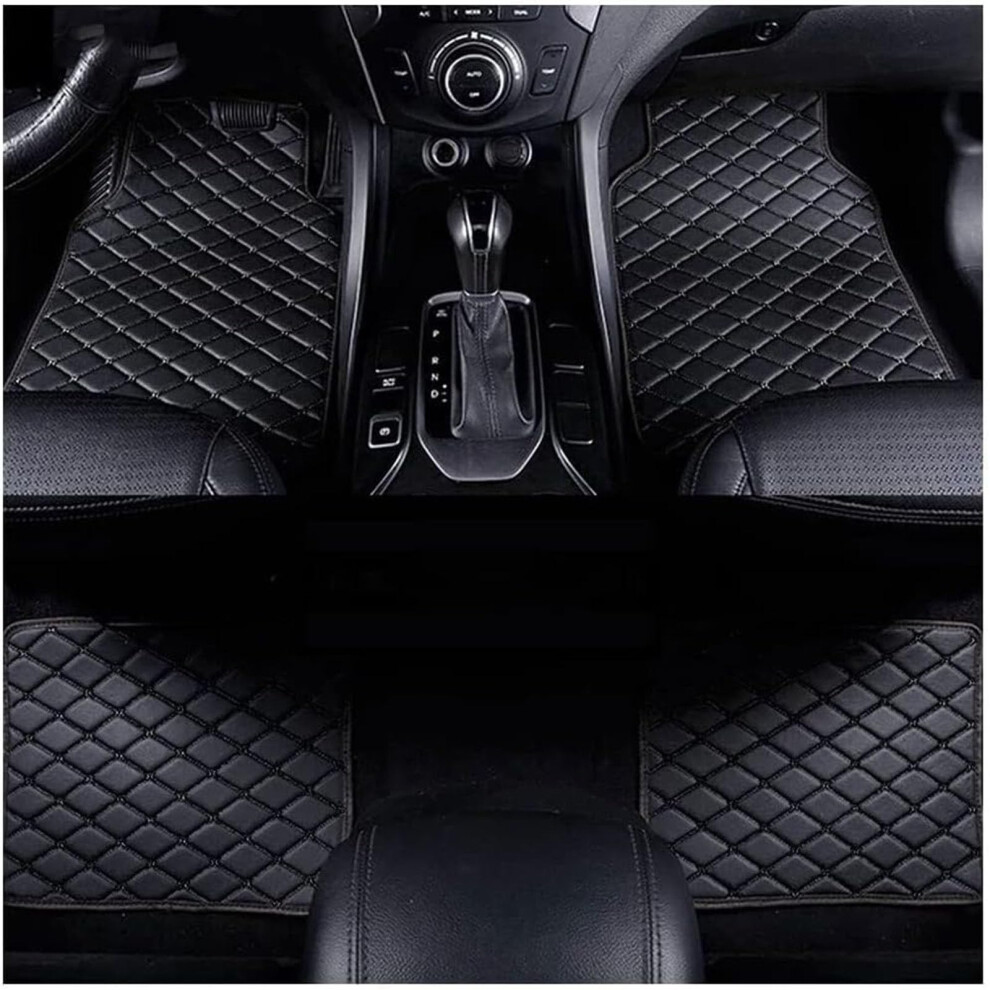 Custom Leather Car Floor Mats For Toyota Yaris Cross 20202025 Hybrid, Allweather Waterproof Nonslip Full Set 9199774201056