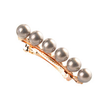 Cute Fashion Clips for Women, Vintage Hair Barrettes with Pearl CZ Bobby Pins, Fancy Glitter Barrettes in Gold Tone, Trendy Accessories for Everyday a
