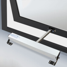 DC24V Electric Chain Window Opener with Remote Control for Skylight or Greenhouse Roof Vent, Adjustable Stroke 300900mm