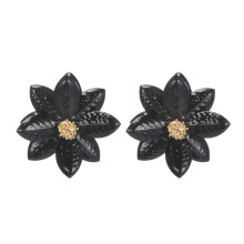 High Quality Acetate Earrings for Women, Oversize Big Flower Earrings with Elegant Flower Shape Design, No Allergies and Durable Finish, Handmade Bohe