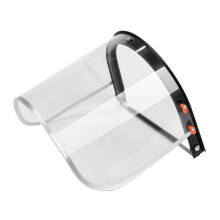 Transparent Protective Visor For Hard Hat PVC Clear Face Shield Aluminum Alloy Polishing Grinding Welding