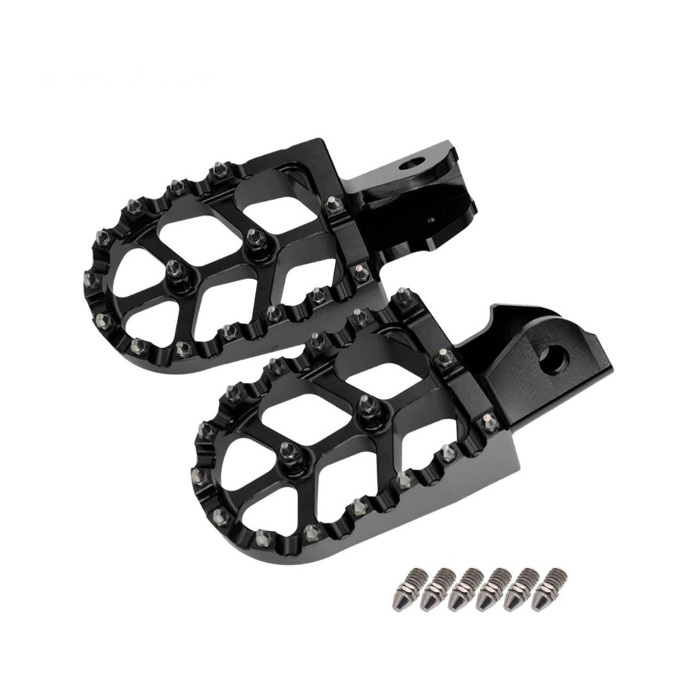 Motorcycle Footboard For Honda Crf150f Crf230f Crf150 Crf230 2003 Footrest Pedal Footpegs Black 9199774201346