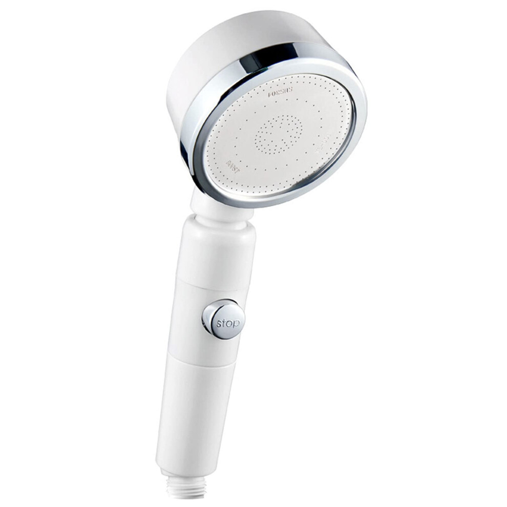 Shower Head Pressure Handheld Shower With Stop Button Adjustable Anti Leak Filter Showerhead 9187378565377