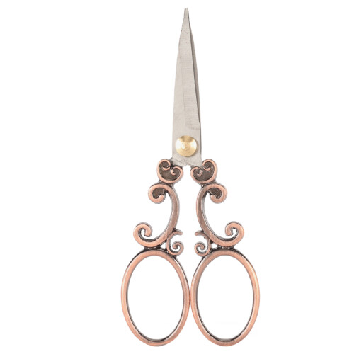 High Quality Sewing Scissors, Vintage Style Comfortable Handle for Embroidery Crafts, Sharp Points Multi-Purpose Cutting Tools