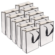 Sacs cadeaux élégants et stylés avec poignées, réutilisables et adaptés à de multiples occasions. Papier épais, papier kraft de qualité