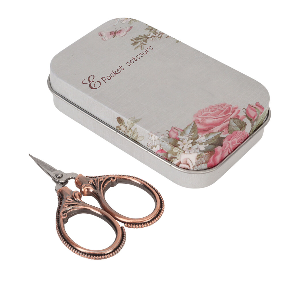 Elegant Crafting Companion, Vintage Embroidery Scissors, Durable Stainless Steel Material For Enduring Sewing Adventures 9177303138387