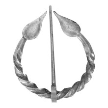 Middelalderlig kappe nållås til kostumer, vikingebroche i femkantet design til sjaler og tørklæder, vintage vikingebroche i retro legering til