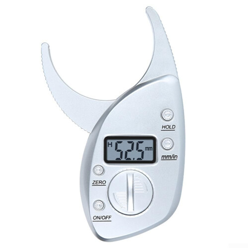 Digital Body Fat Caliper 050mm LCD Screen Skinfold Analyzer for Accurate Body Composition