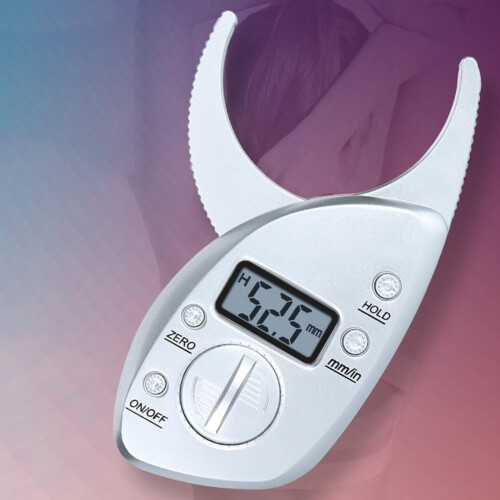 Digital Body Fat Caliper 050mm LCD Screen Skinfold Analyzer for Accurate Body Composition 1