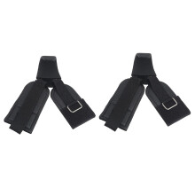Weight Lifting Hooks with Wrist Support for Strength Training, Adjustable Gym Wrist Straps