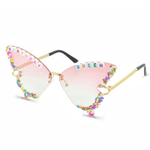 Birthday Glasses For Women And Girls Pink Sunglasses Party Supplies Birthday Decor Gift Accessory Plastic Frame