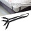 2 Stück Bettlakenhalterclips 109 cm Schwarz/Weiß 1
