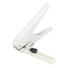 Perforator cu fantă și mâner ergonomic pentru etichete cu nume, perforator din material de înaltă calitate, cu design compact și practic și