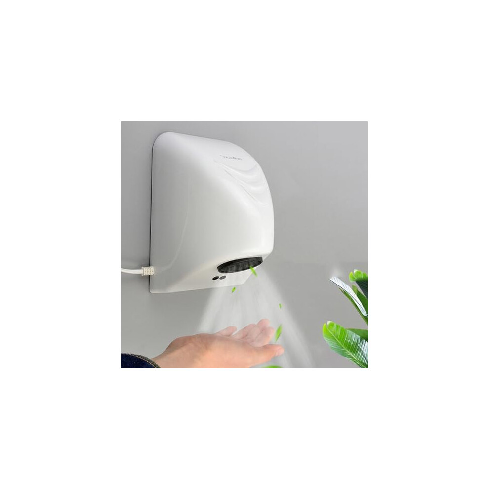 Electric Hand Dryer 600W Wall Mounted Automatic Fast Drying For Commercial Restrooms And Home Toilets 9044945049756