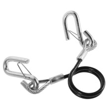 Heavy Duty Trailer Safety Cables with Hooks, AllWeather Towing Rope for Car Boat RV