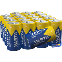 VARTA Industrial Pro C Baby Alkaline Batteries LR14 - 20-pack, Made in