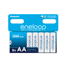 eneloop, AA/Mignon, Rechargeable Battery, Pack of 8, Capacity of 2000