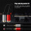 TanQY 2RCA to 2RCA Cable 5M, Gold-Plated 2 RCA Mal 6